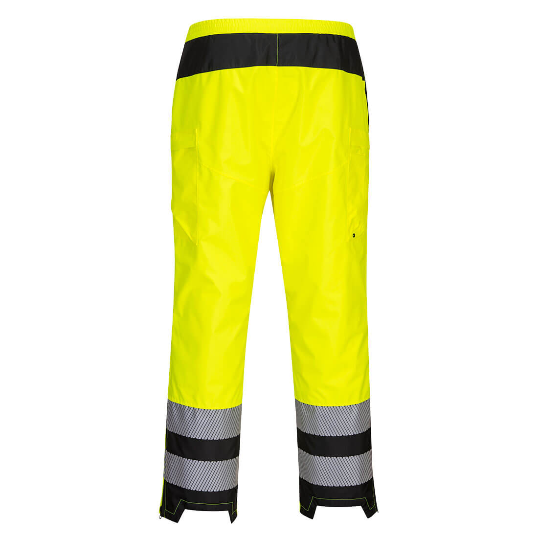 Portwest PW386 Hi-Vis Women's Rain Trousers Yellow-Black 2
