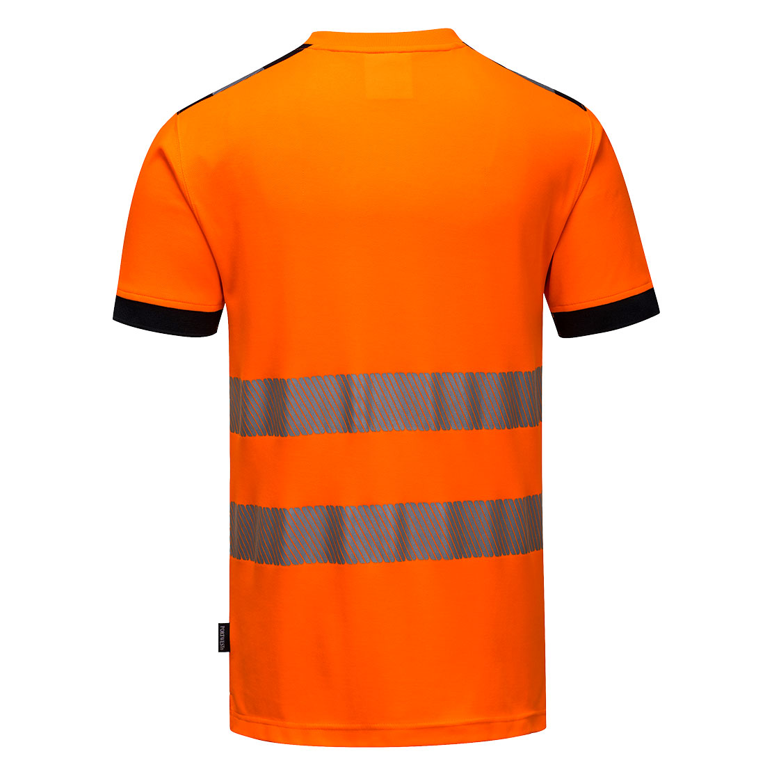 Portwest T181 PW3 Hi-Vis Cotton Comfort T-Shirt Orange-Navy 2