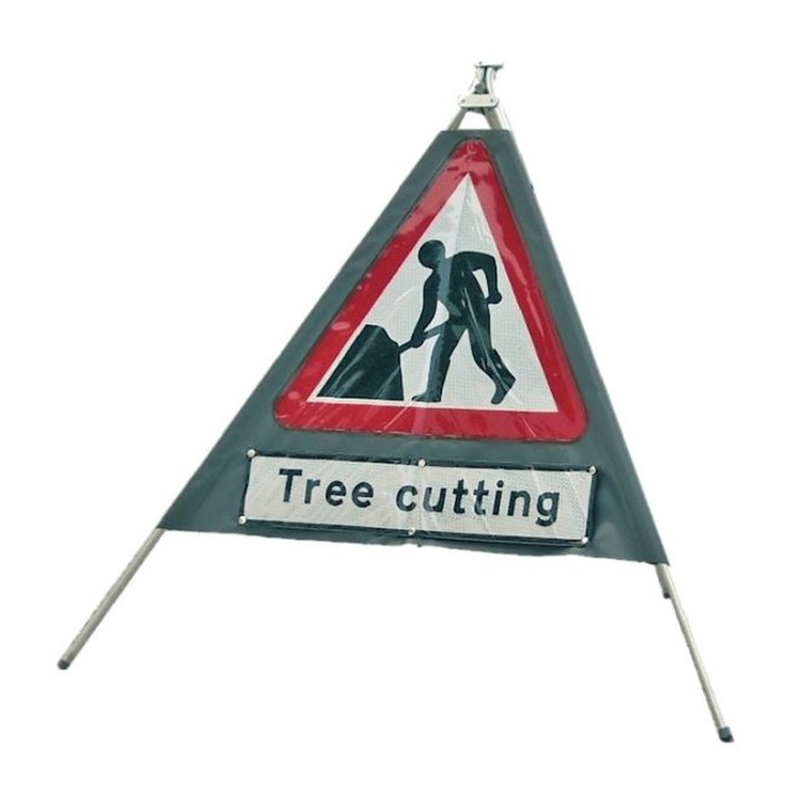 Quasar 600mm Men at Work Roll Up Sign 1