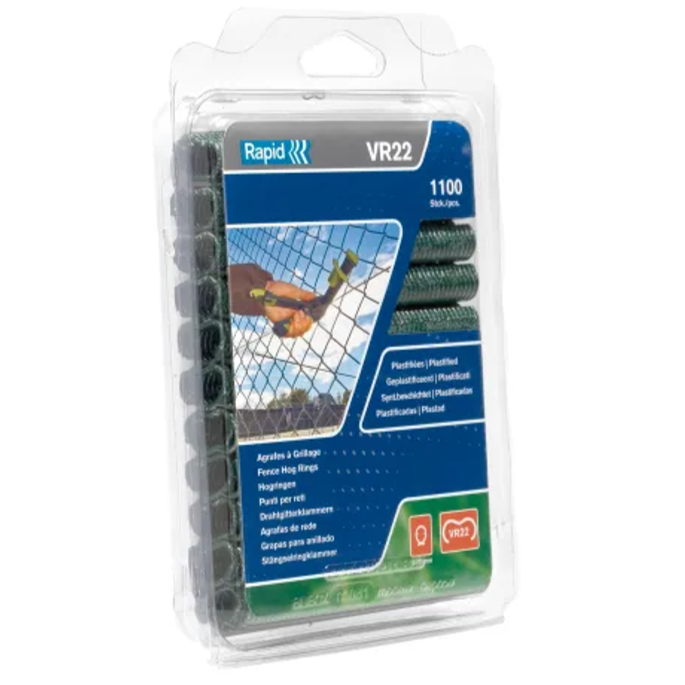 Rapid VR22 Galvanised Hog Rings (Pack of 1100) 1