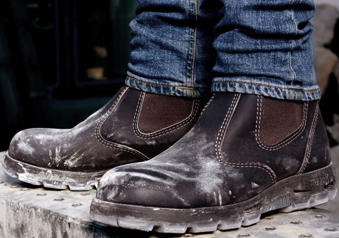 Redback Soft Toe Derby Boots Brown 6