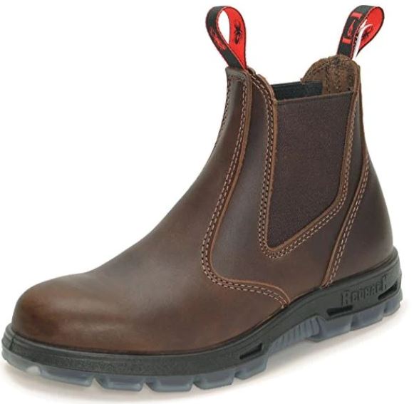 Redback Soft Toe Derby Boots Jarrah Brown 1