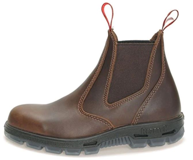 Redback Soft Toe Derby Boots Jarrah Brown 2