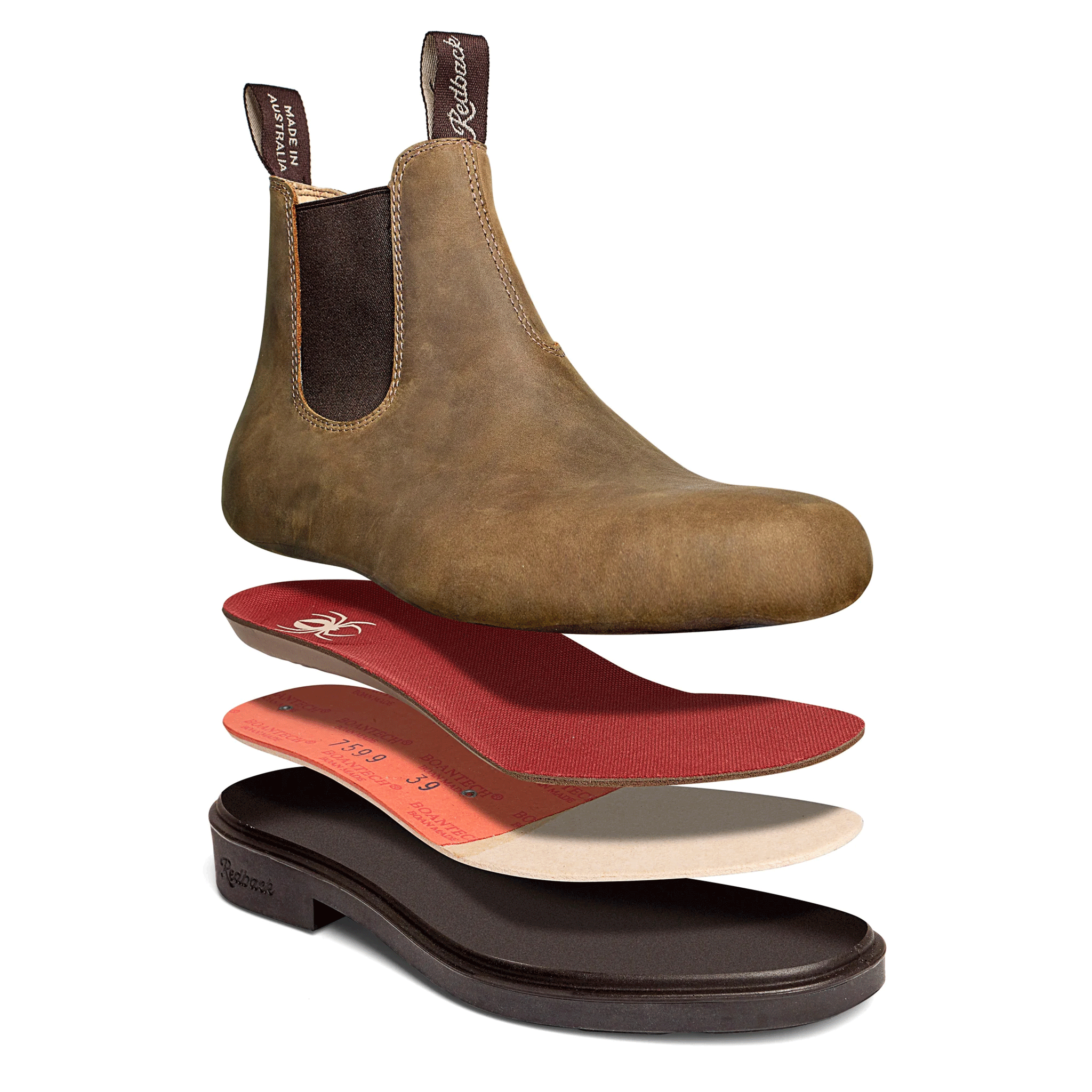 Redback Whistler Dress Boot – Pipeline Tan Nubuck