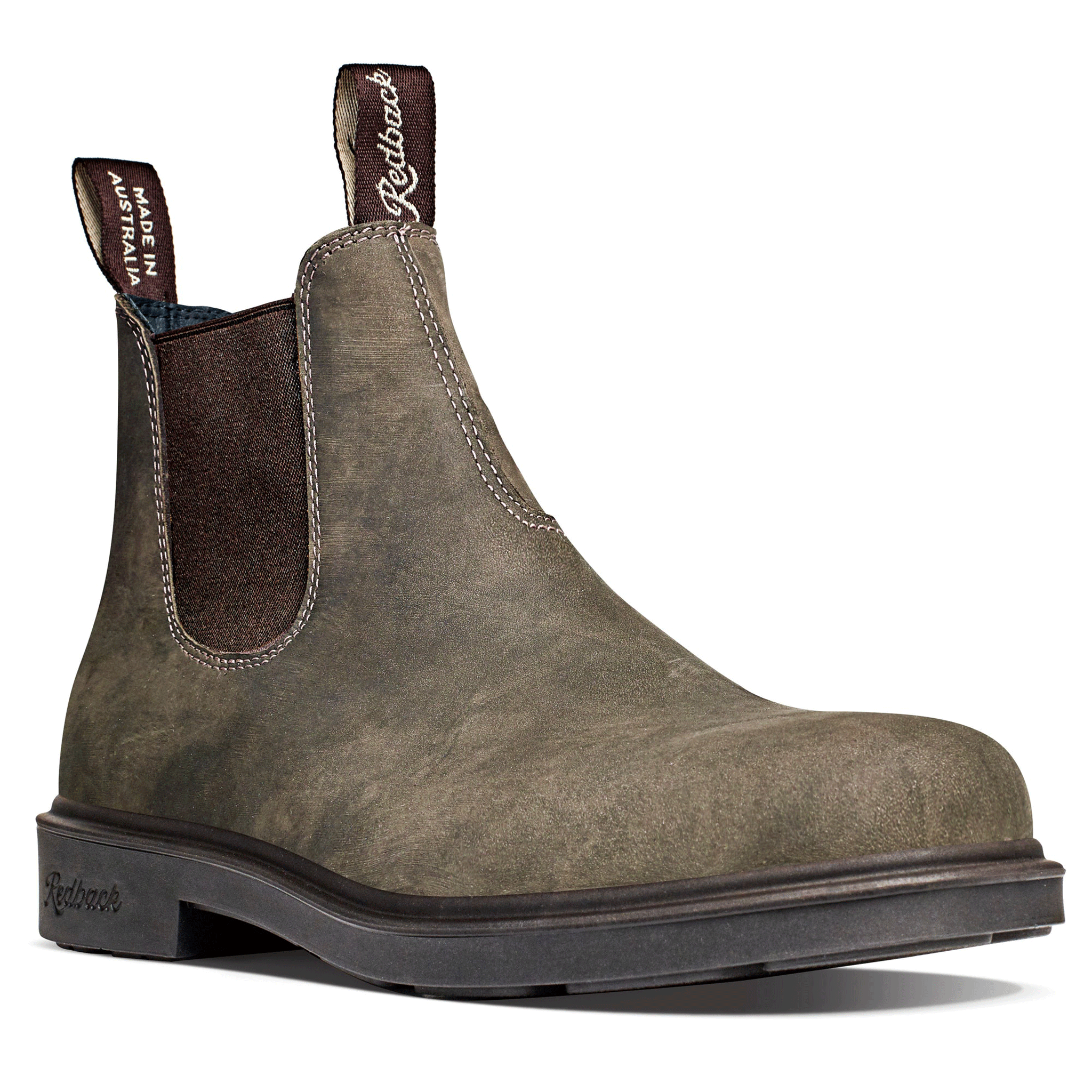 Redback Whistler Dress Boot – Iron Bark Nubuck