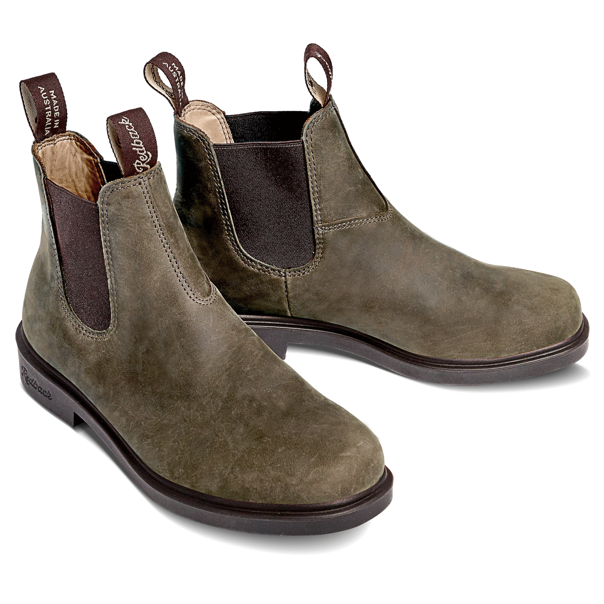 Redback Whistler Dress Boot – Iron Bark Nubuck