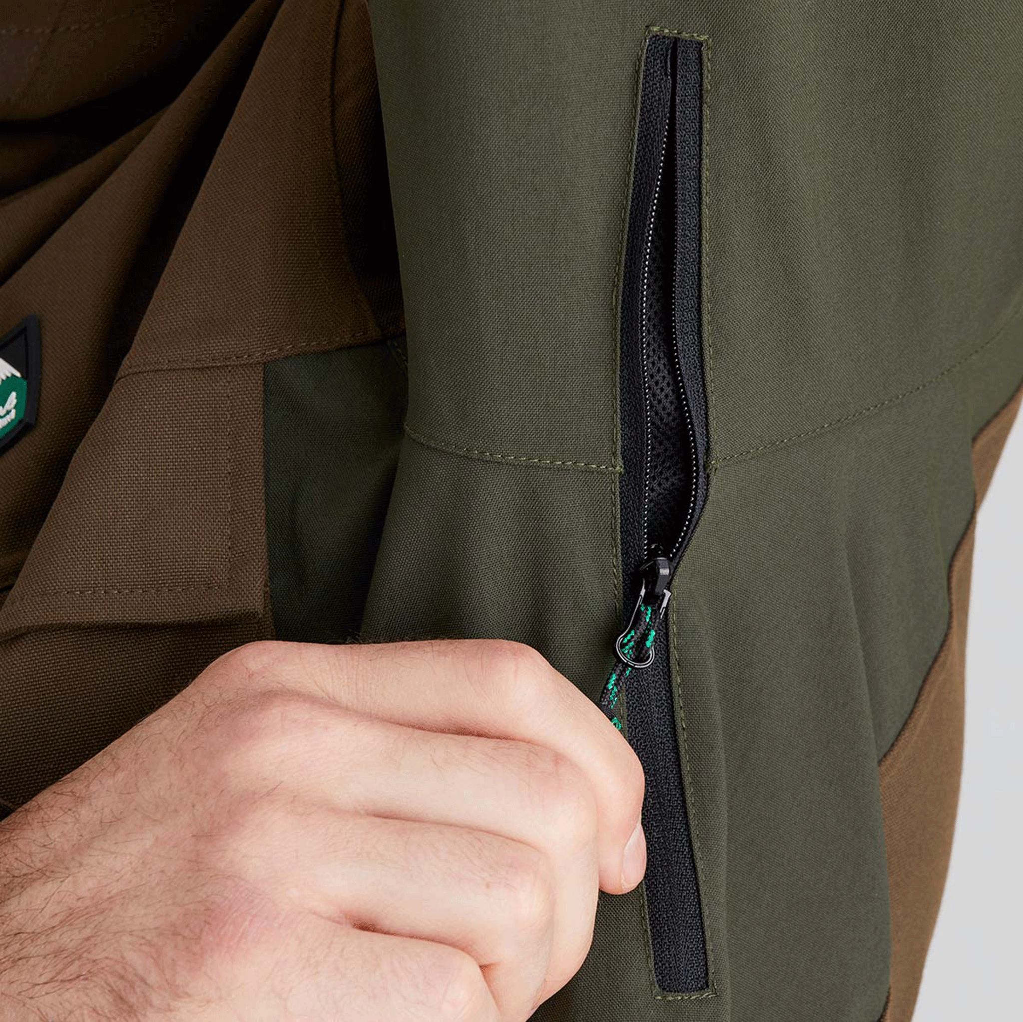 Ridgeline Men's Cambrian Smock Bark-Deep Forest