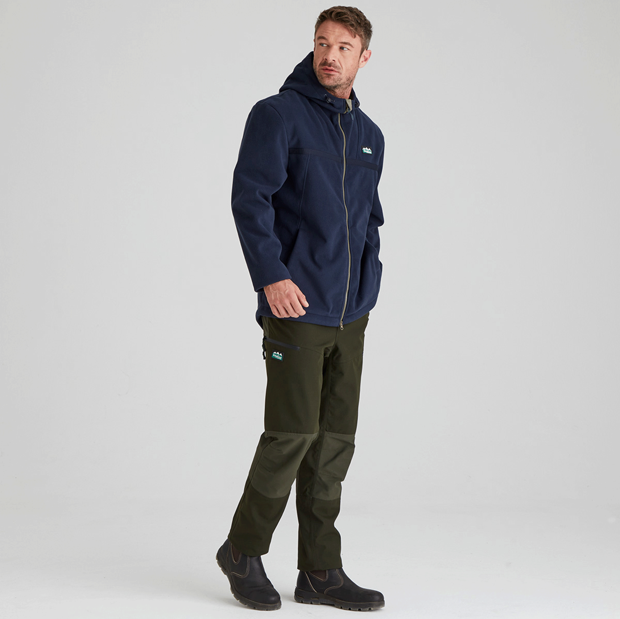 Ridgeline Men's Kodiak Fleece Jacket Navy
