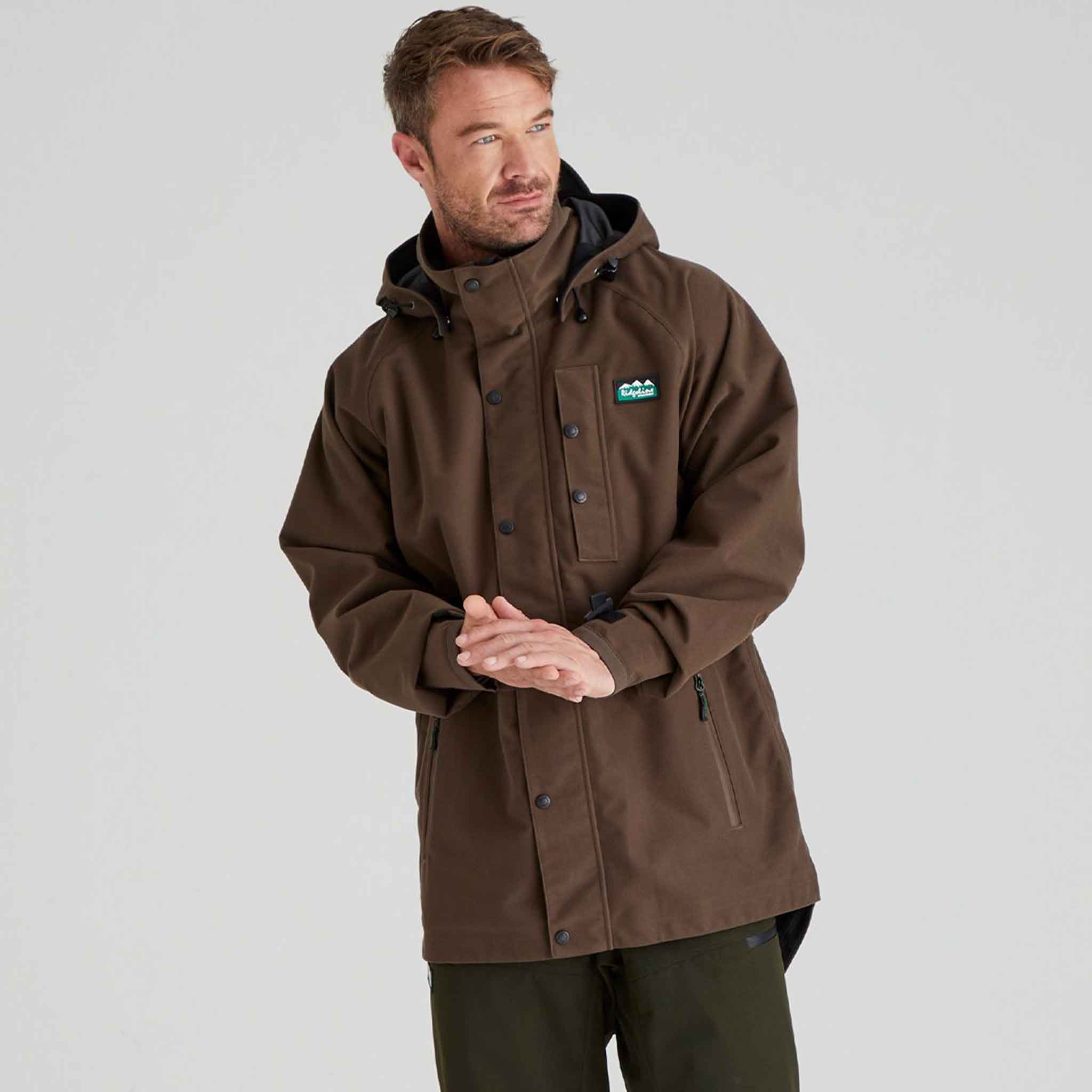 Ridgeline Men's Monsoon Classic Jacket Bark
