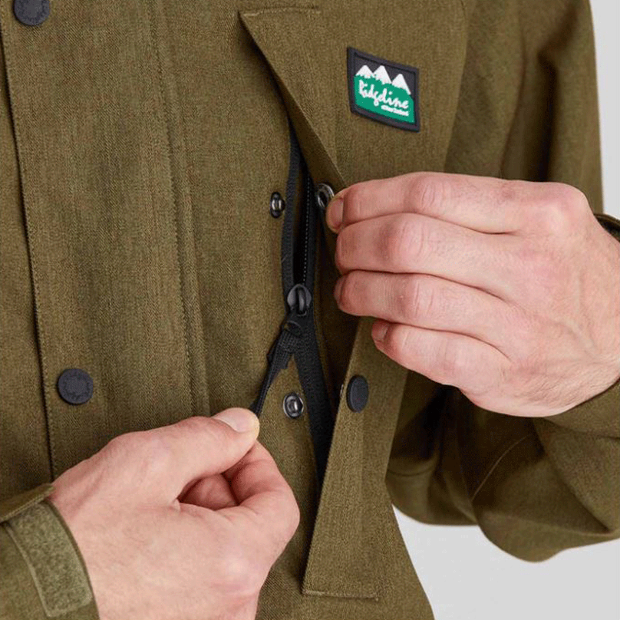 Ridgeline Men's Monsoon Light Jacket Teak