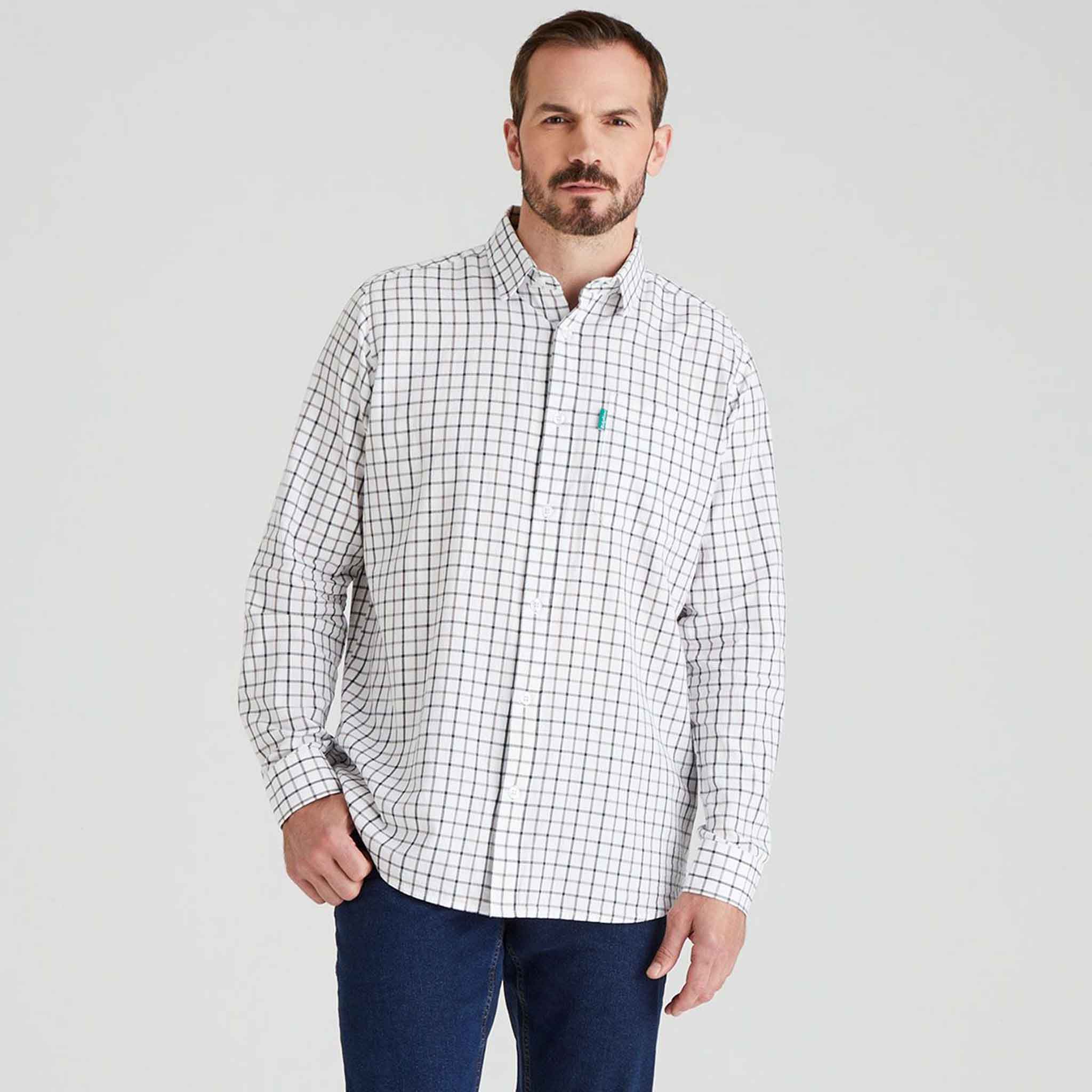 Ridgeline Men's Sedgebrook Shirt Deep Forest-Smokey Olive