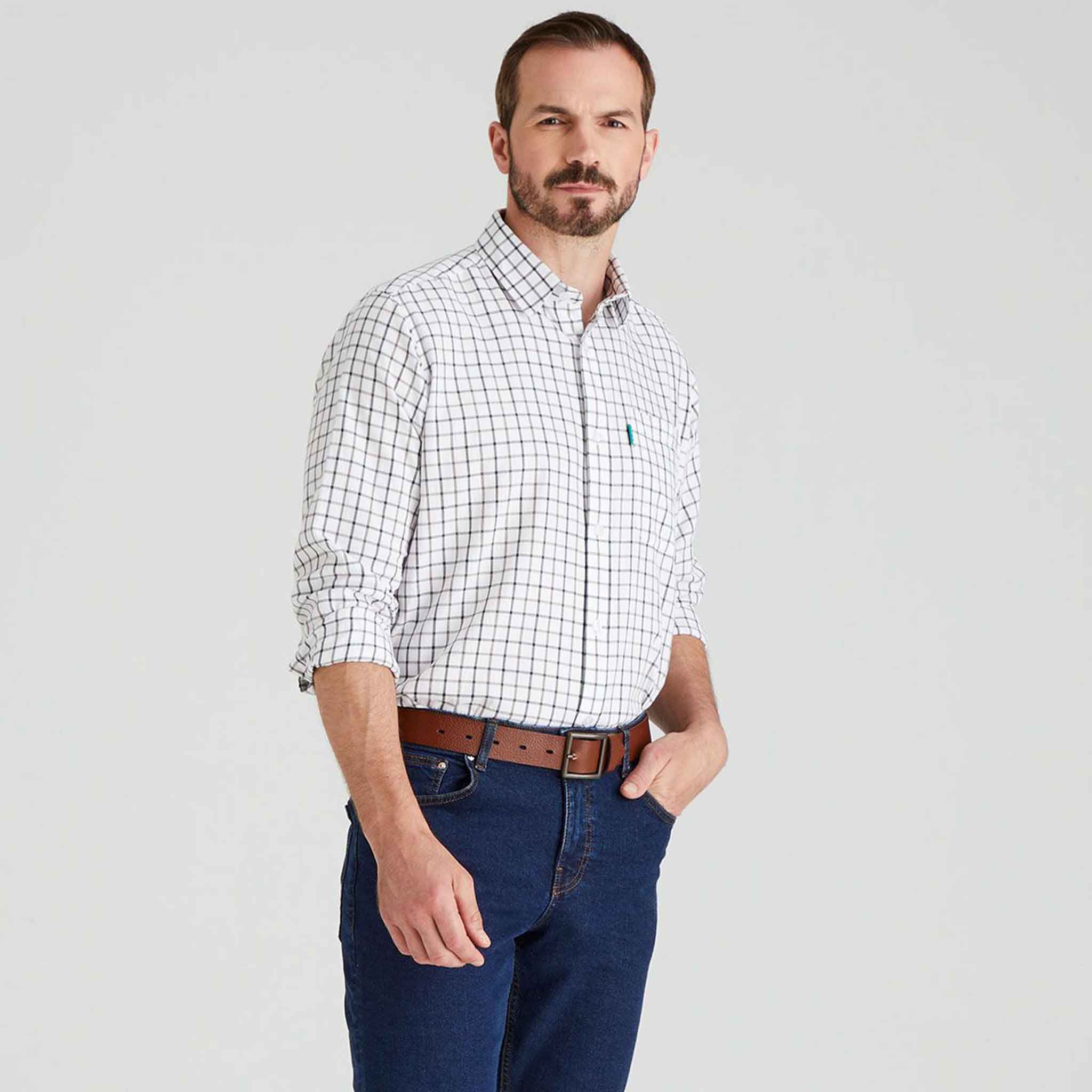 Ridgeline Men's Sedgebrook Shirt Deep Forest-Smokey Olive