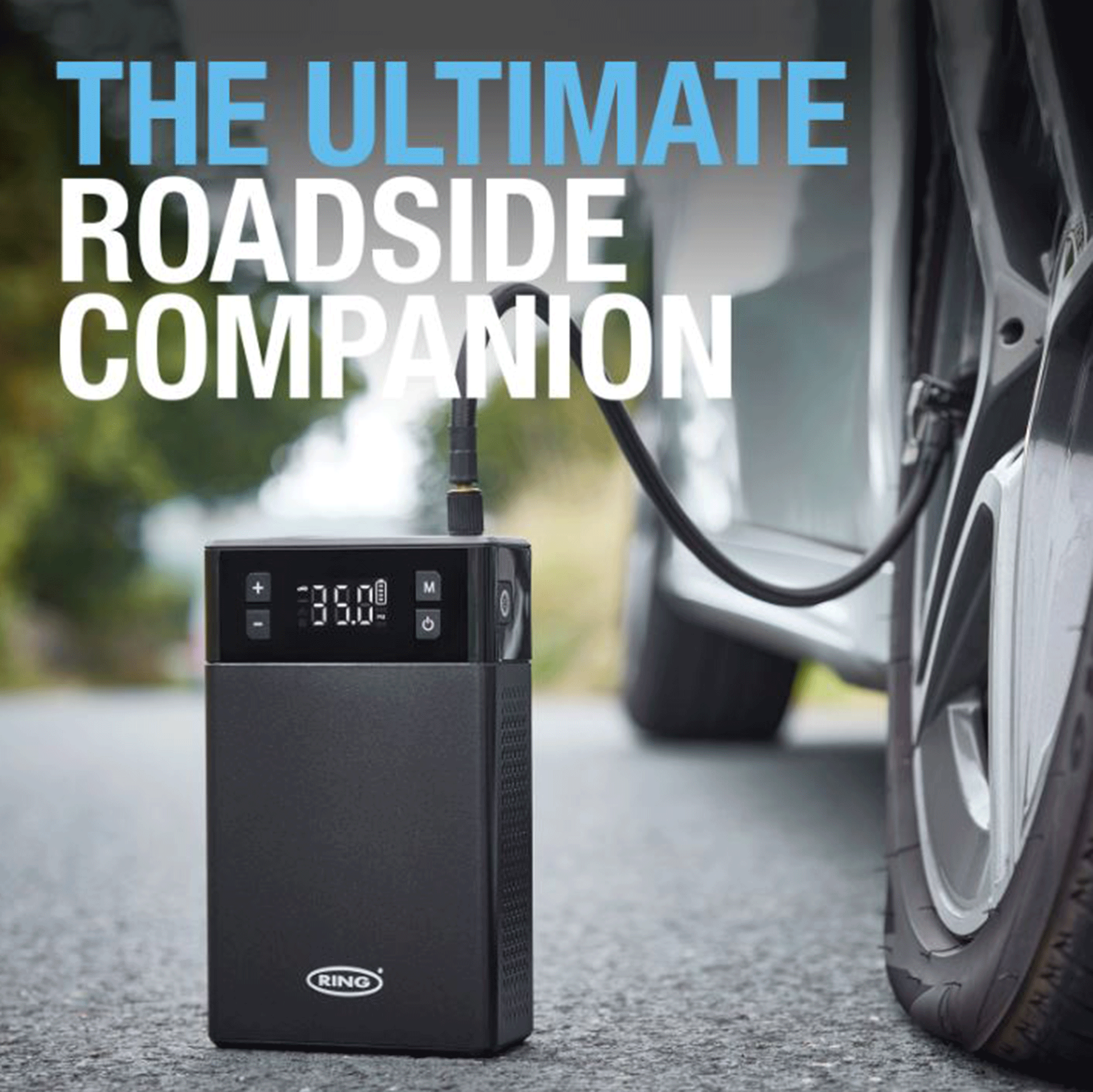 Ring Automotive Jumpstart 5-in-1 Tyre Inflator & Jump Starter