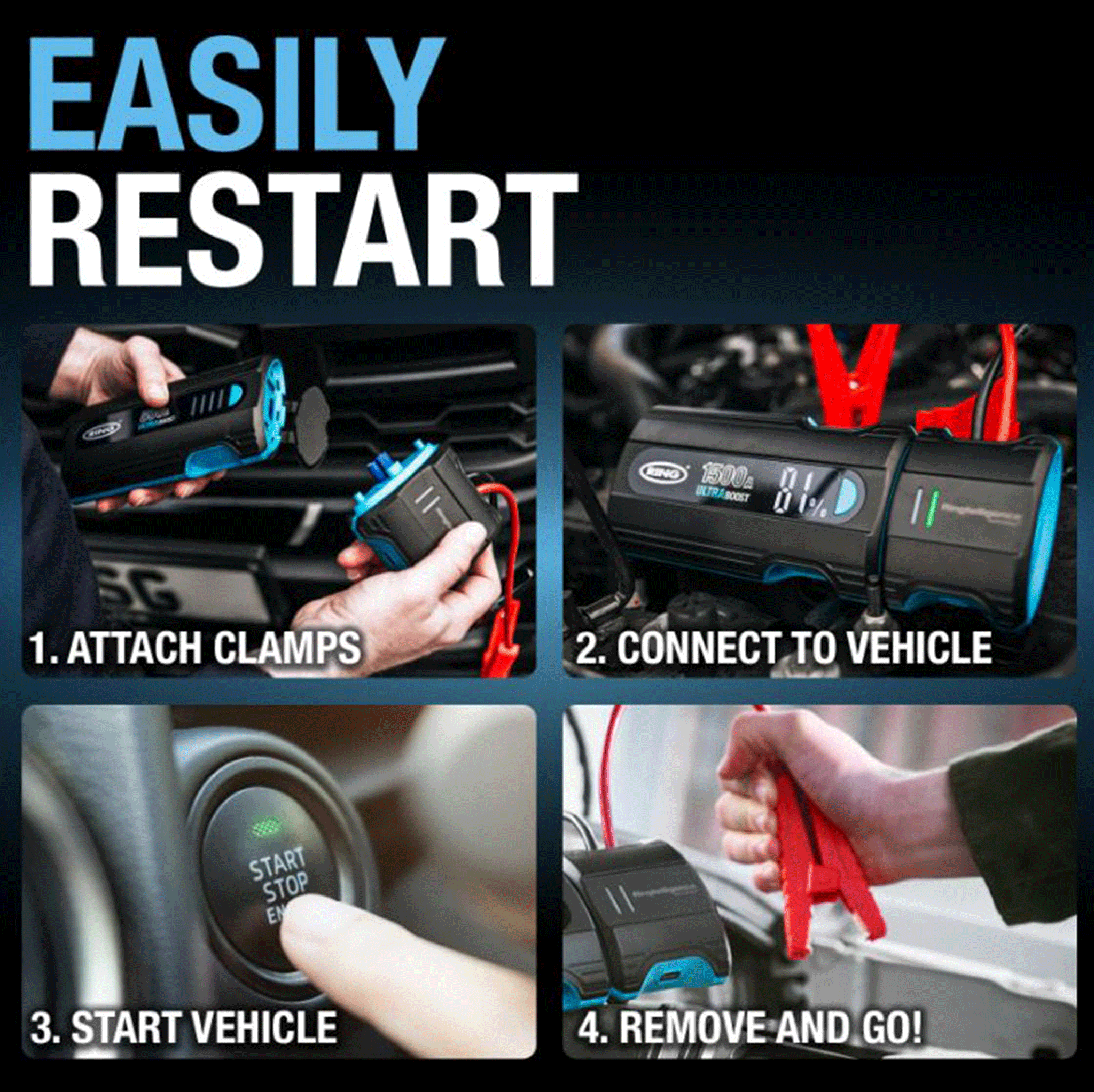 Ring Automotive Ultraboost 500 Jump Starter