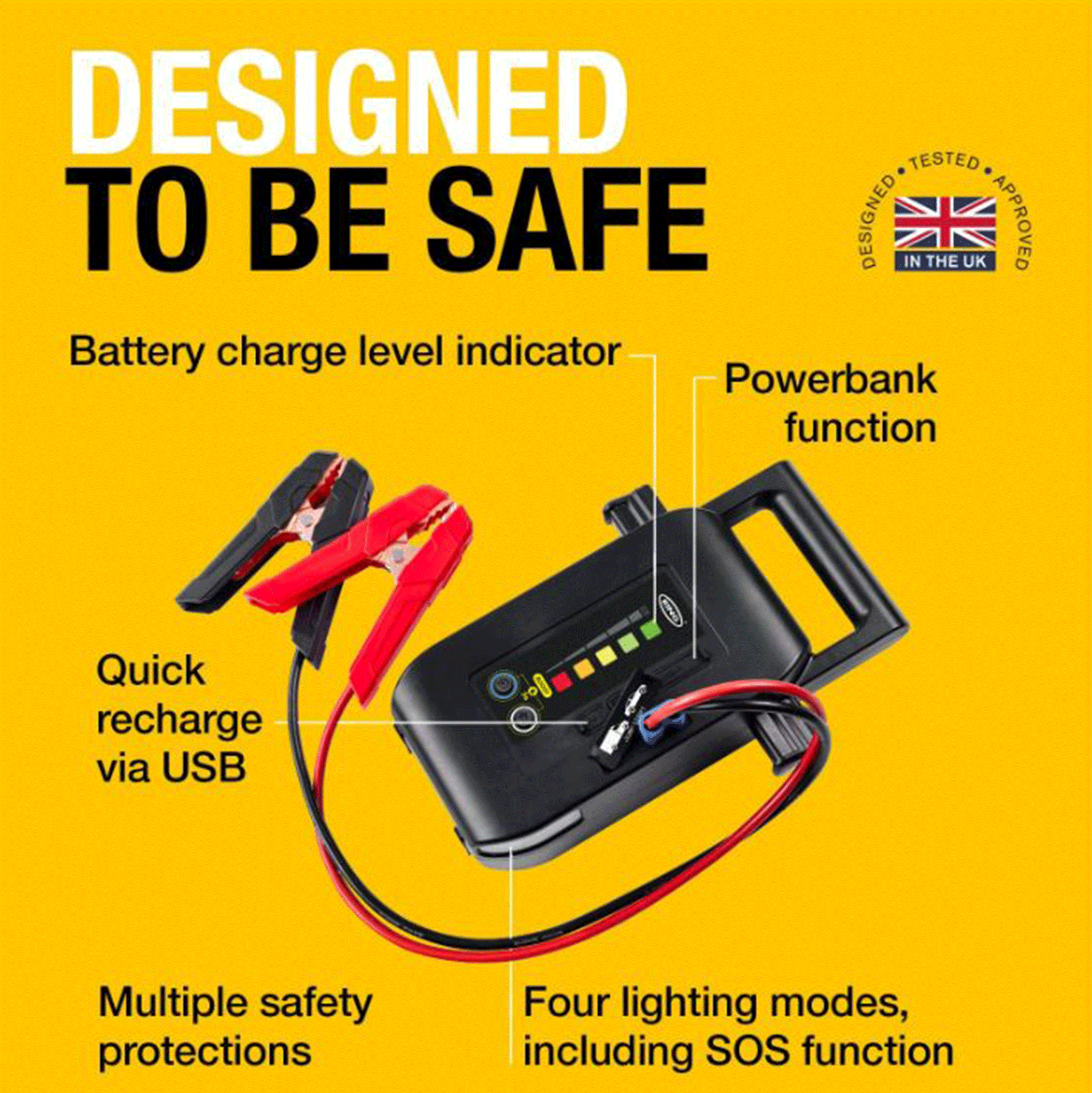 Ring Professional Jumpstart Pro 1000 Lithium Jump Starter 12V