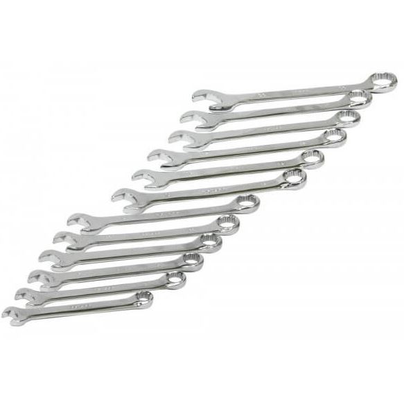 Rolson 12pc Combi Spanner Set with Hanging Rack 2