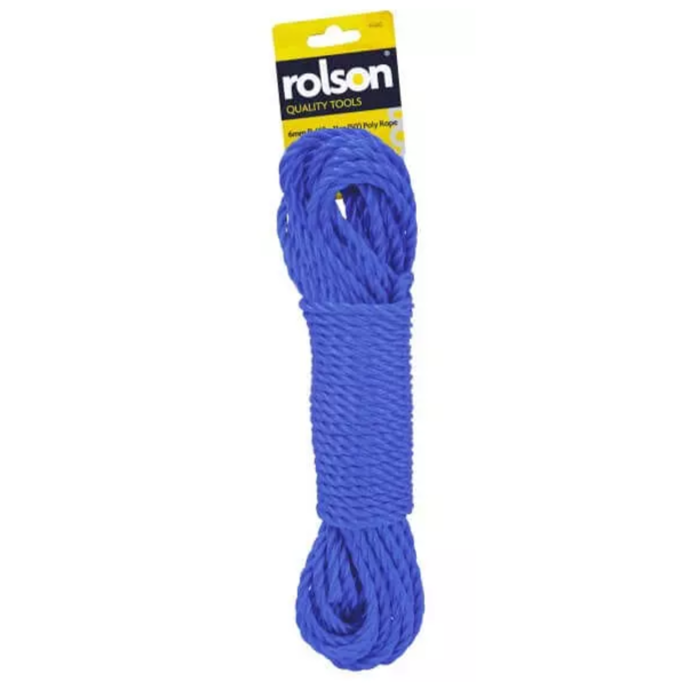 Rolson 44262 6mm Polypropylene Rope 15m 1