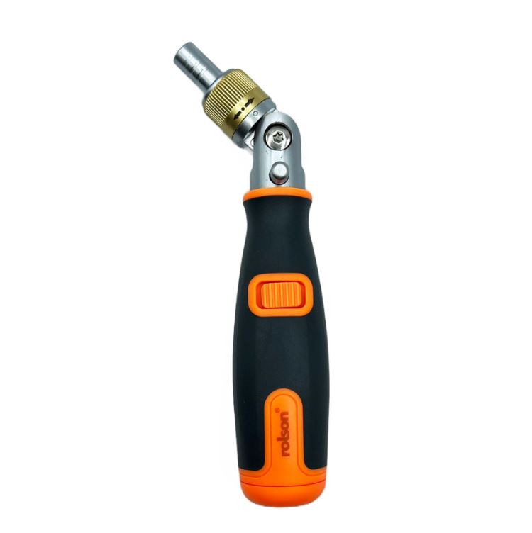 Rolson Ratchet Screwdriver with Flexi Head & Spare Bits 1