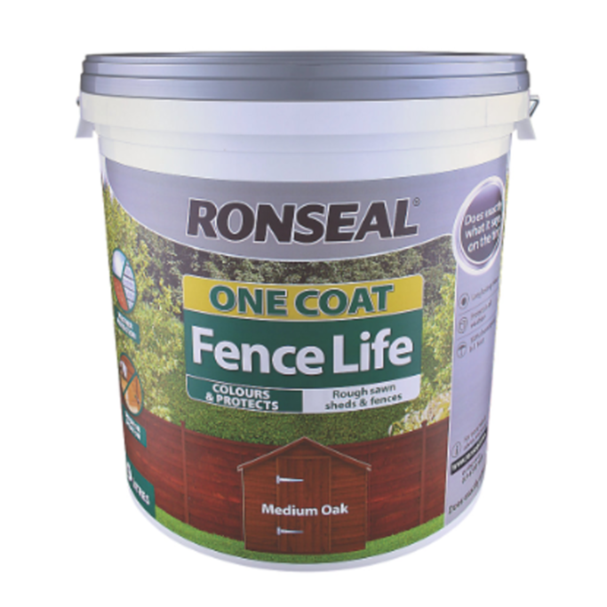Ronseal Fence Life 5 Litre Medium Oak