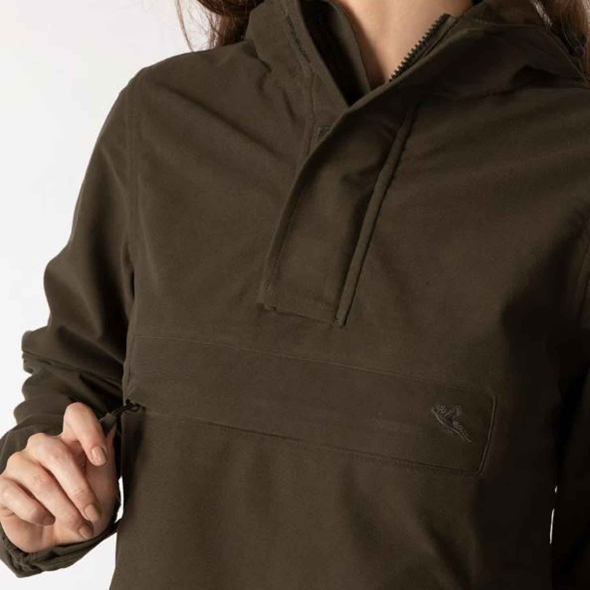 Rydale-Danby-Ladies-Overhead-Shooting-Smock-Olive-4