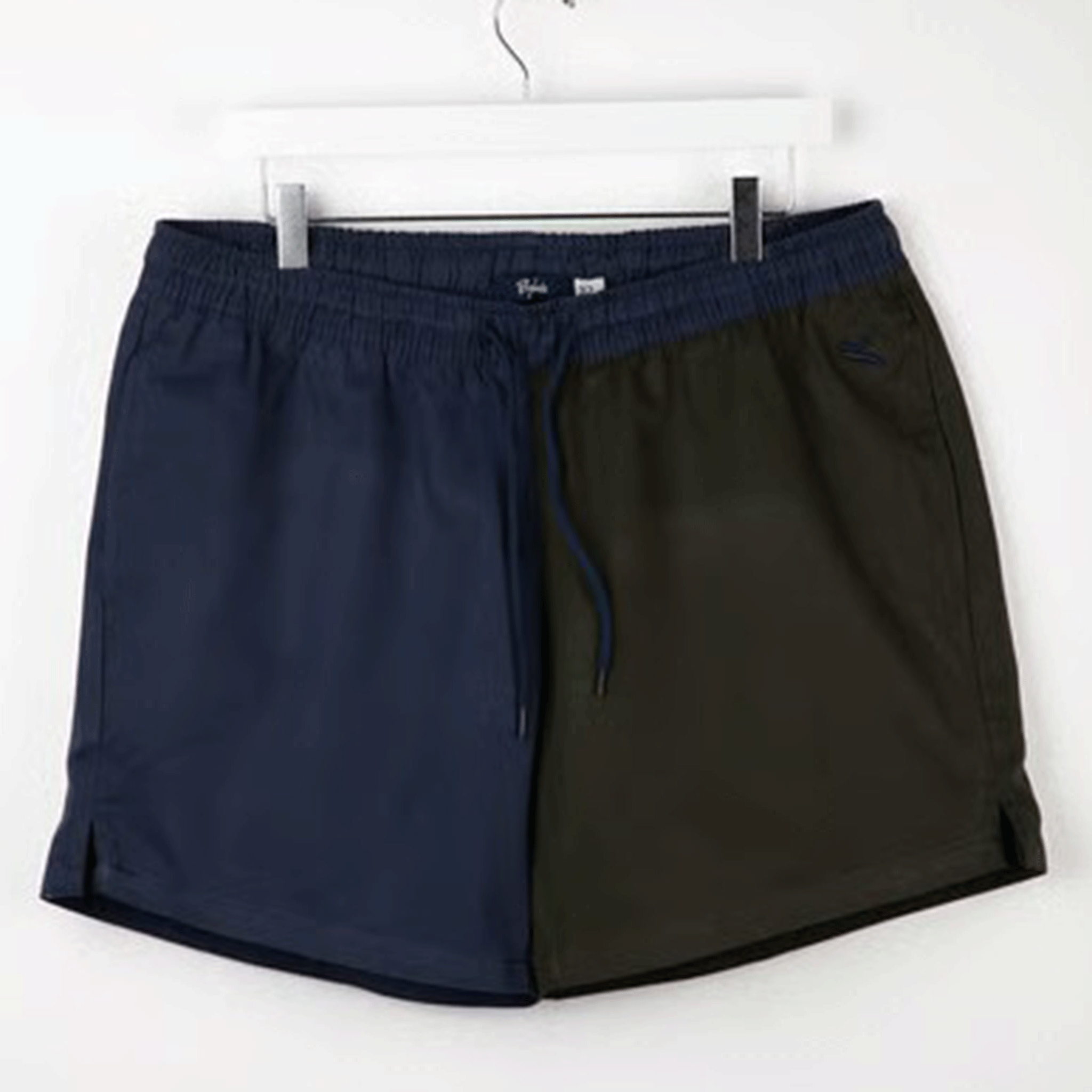 Rydale Fordon Men's Quartered Cotton Rugby Shorts Navy-Olive