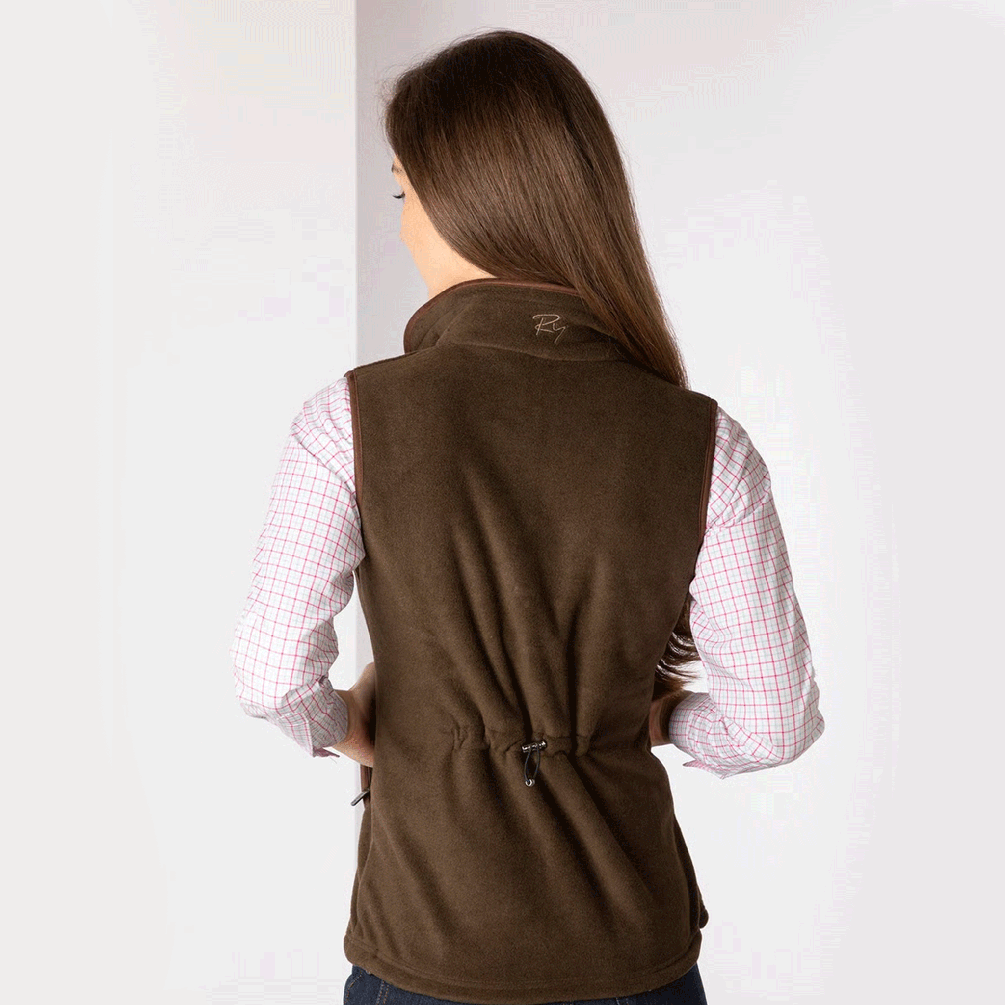 Rydale Huggate Ladies Premium Fleece Waistcoat Bark