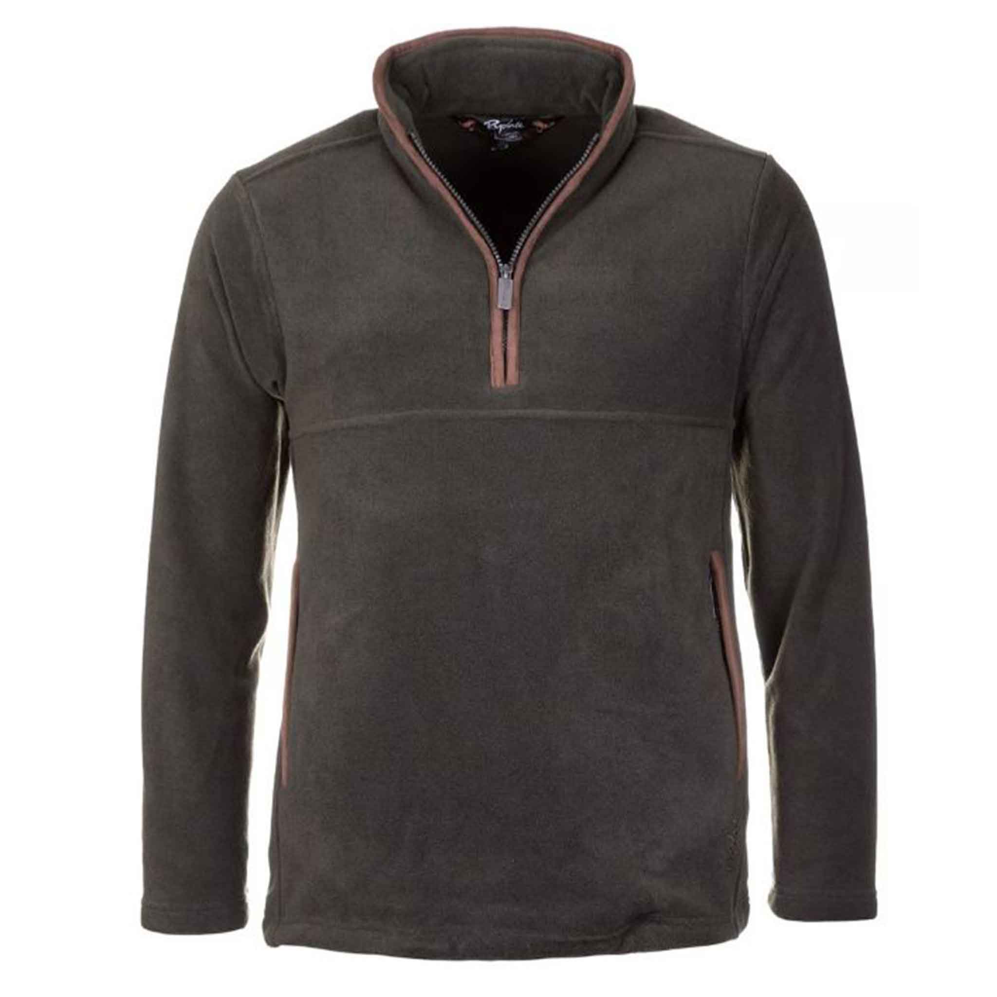 Rydale-Huggate-Men's-Overhead-Fleece-Khaki-1