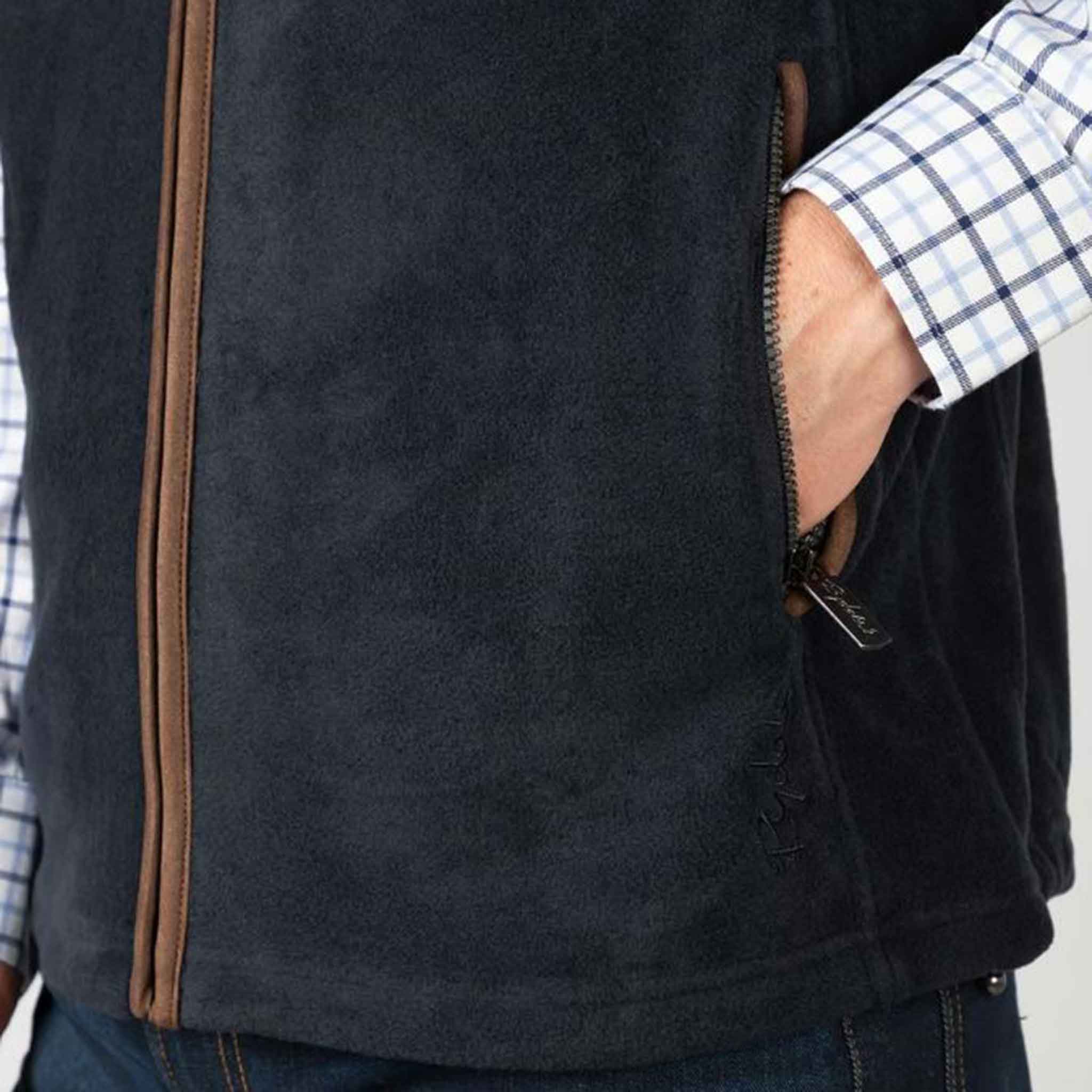Rydale-Huggate-Men's-Premium-Fleece-Waistcoat-Ink-5