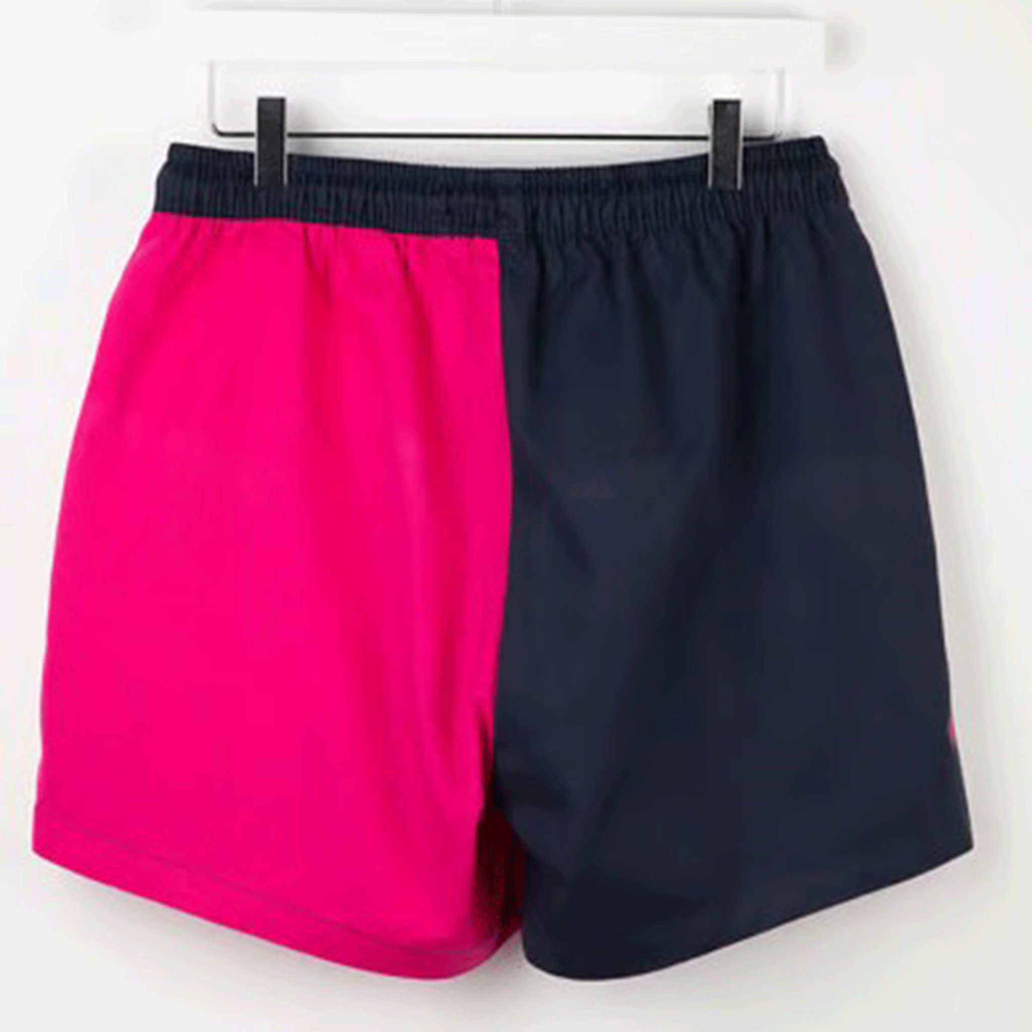 Rydale Kirby Ladies Quartered Cotton Rugby Shorts Navy-Bonbon