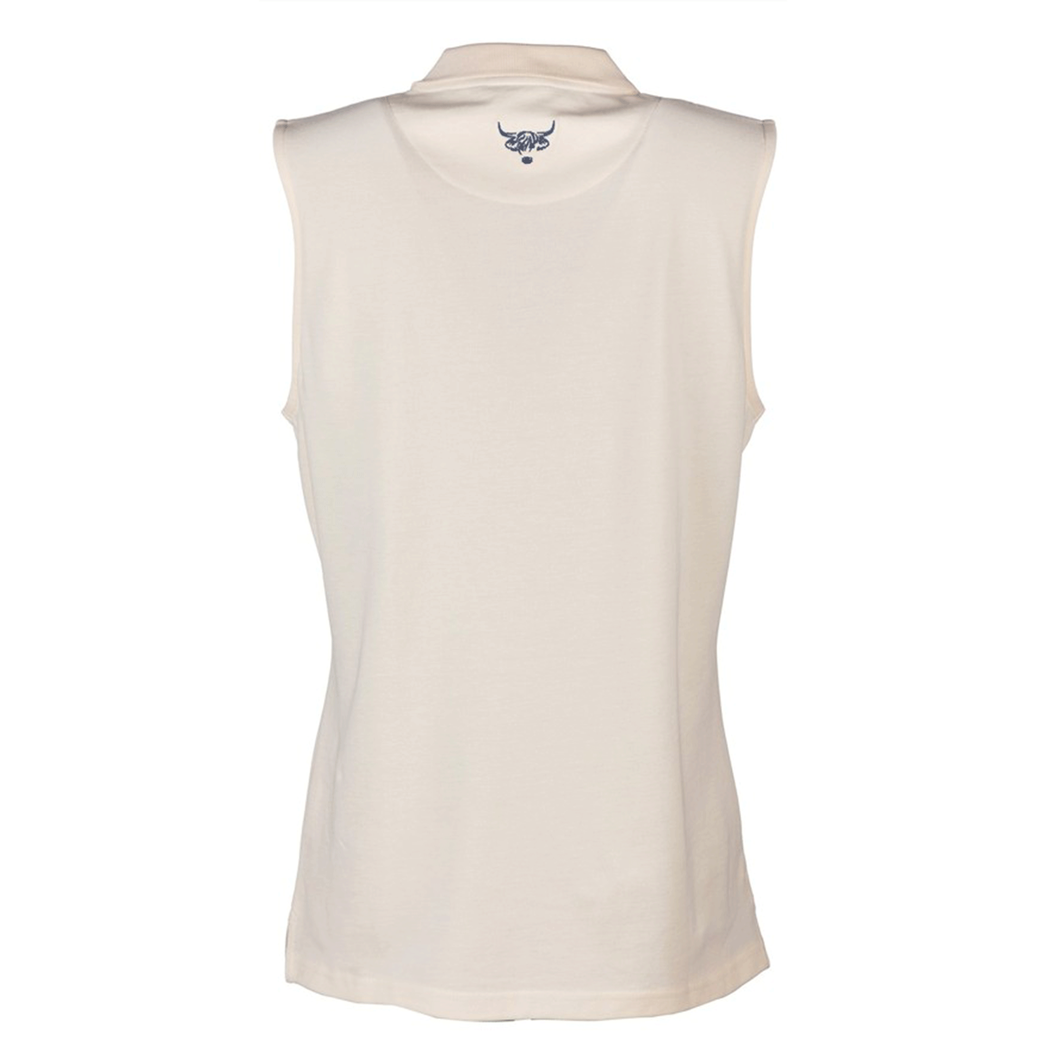 Rydale Ladies Sleeveless Polo Shirt Cream