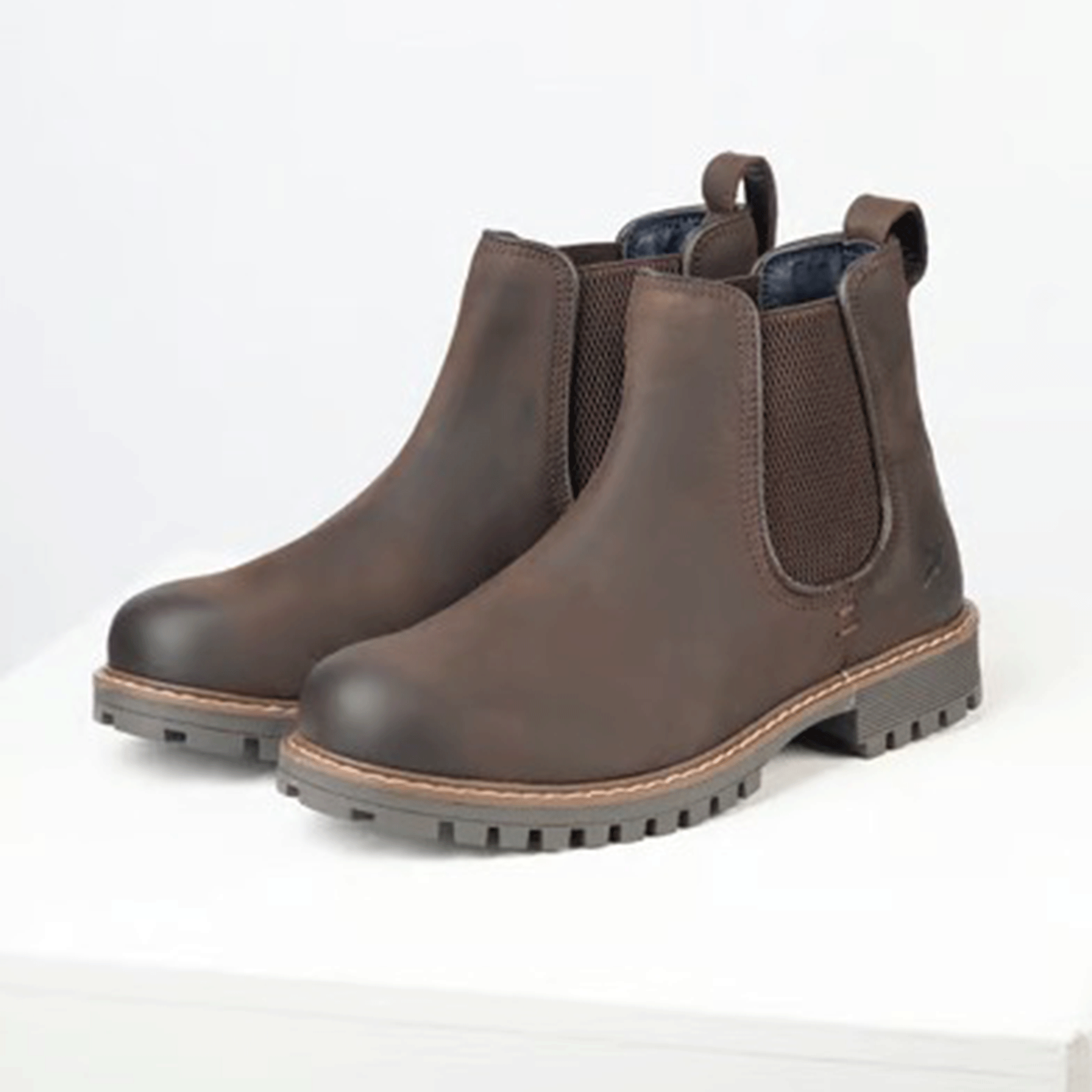 Rydale Sledmere II Men's Leather Chelsea Boots Waxy Brown
