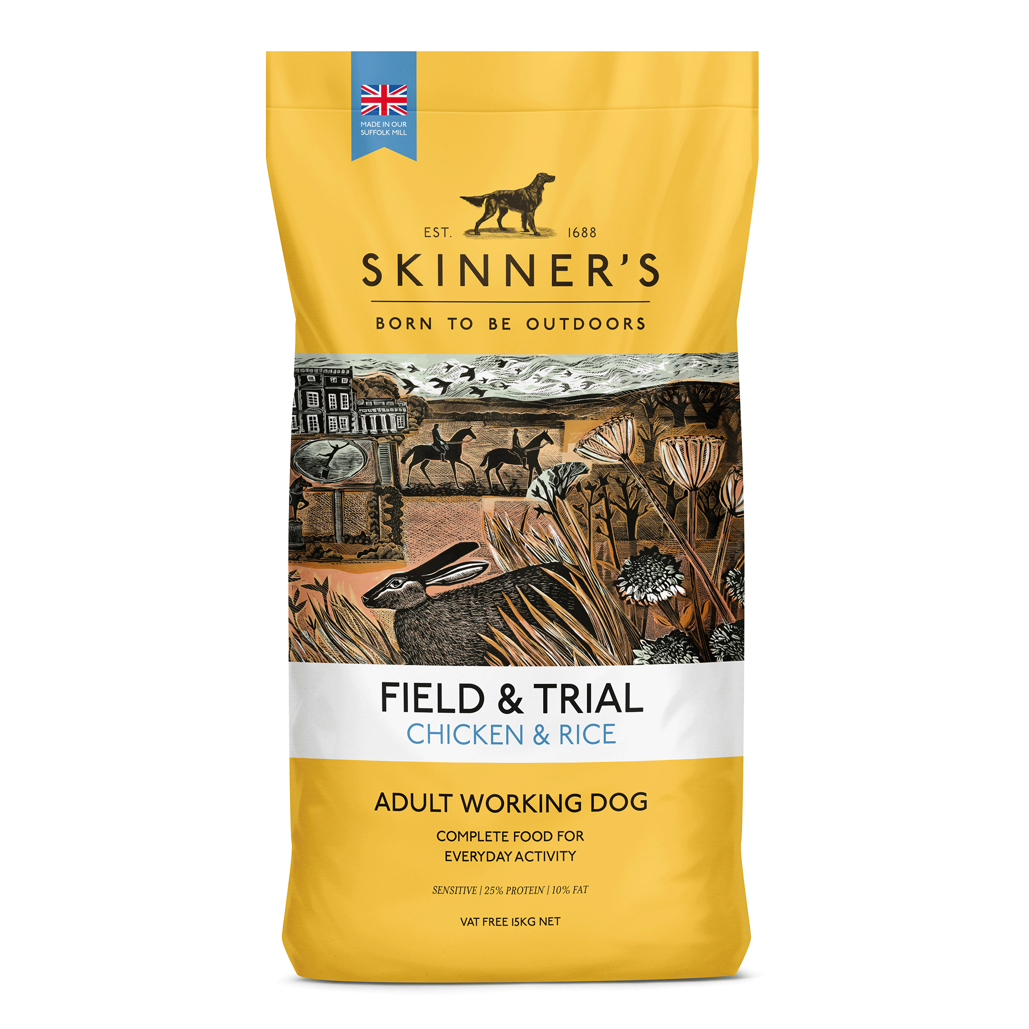 Skinner's Field & Trial Chicken & Rice Dog Food 15kg