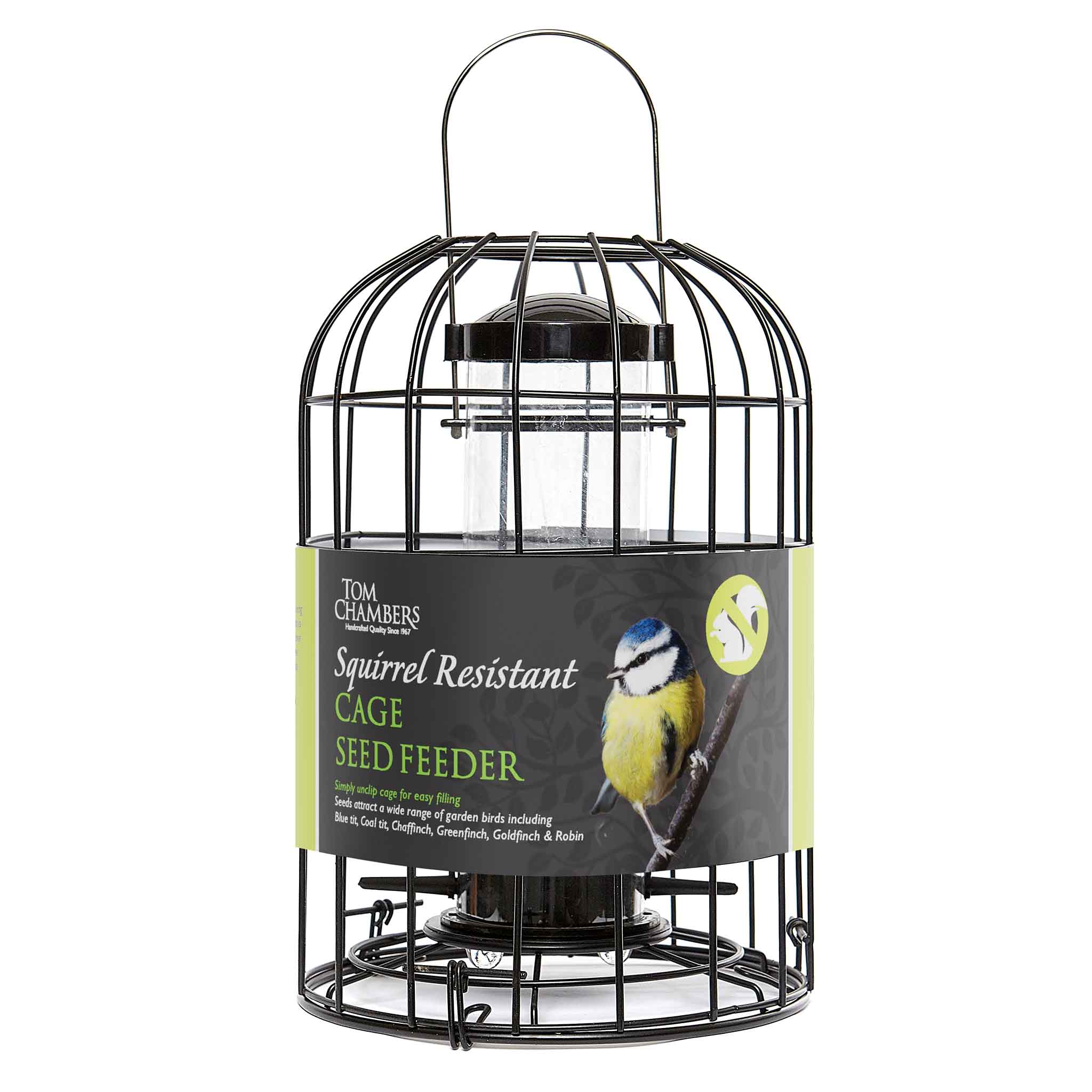 Tom Chambers Squirrel Proof Cage Seed Feeder