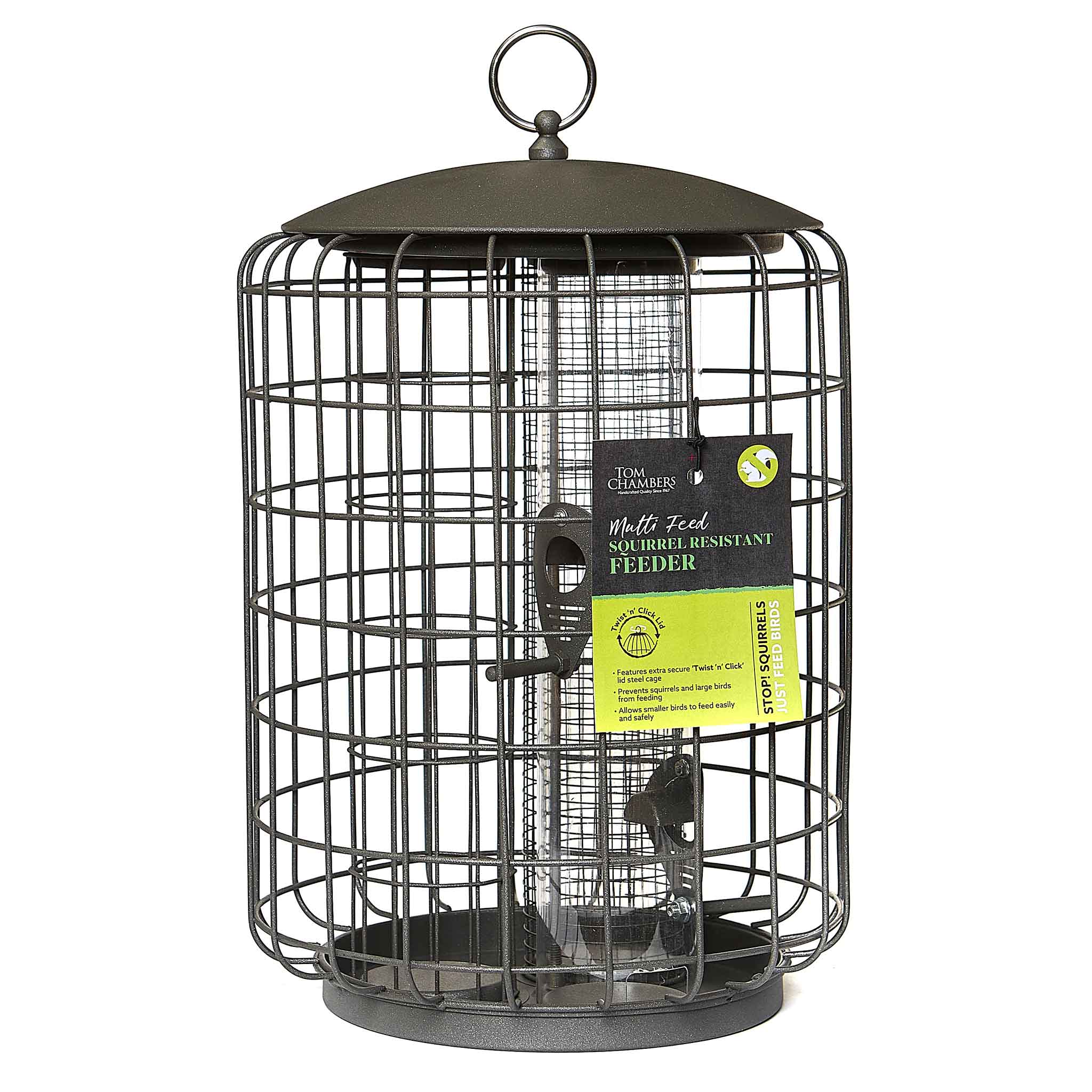 Tom Chambers Squirrel Proof Cage Multi-Feeder