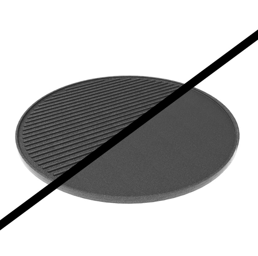 Sahara BBQ Reversible Round Griddle Plate 1