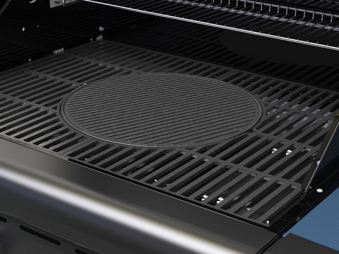 Sahara BBQ Reversible Round Griddle Plate 6