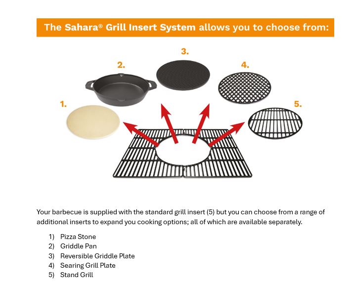 Sahara Grill Insert System