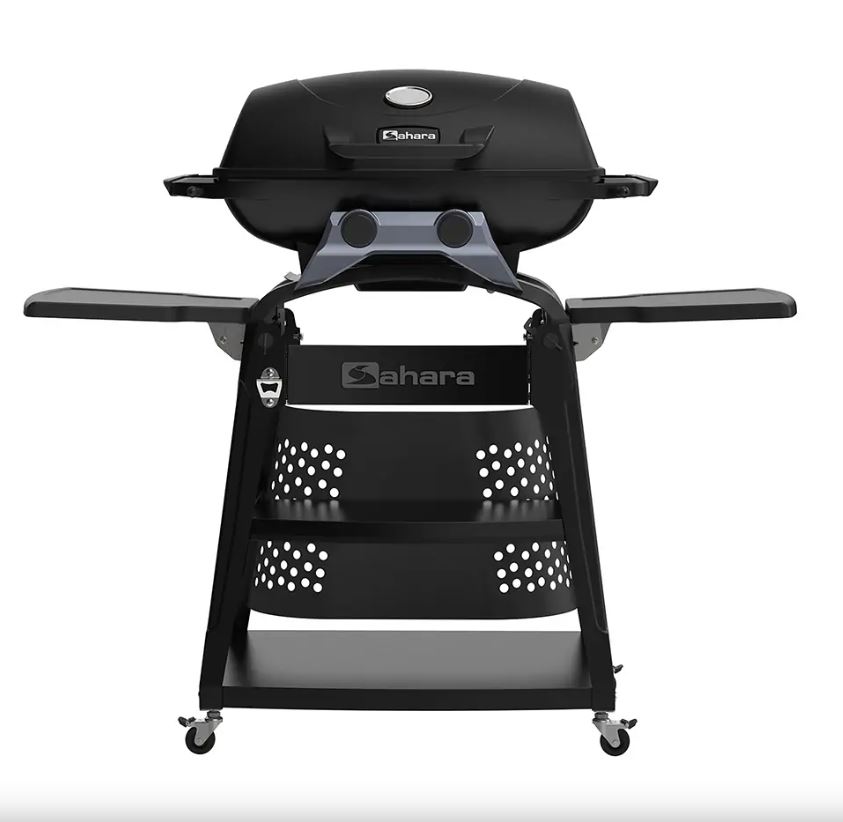 Sahara Storm 2 Burner Gas Barbecue Black 1