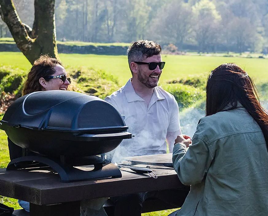 Sahara Storm 2 Burner Gas Barbecue Black 3