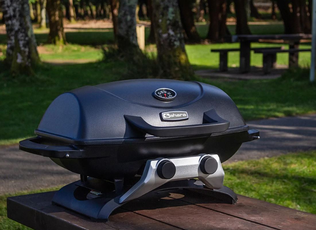 Sahara Storm 2 Burner Gas Barbecue Black 4