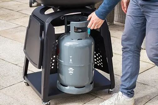 Sahara Storm 2 Burner Gas Barbecue Black 5