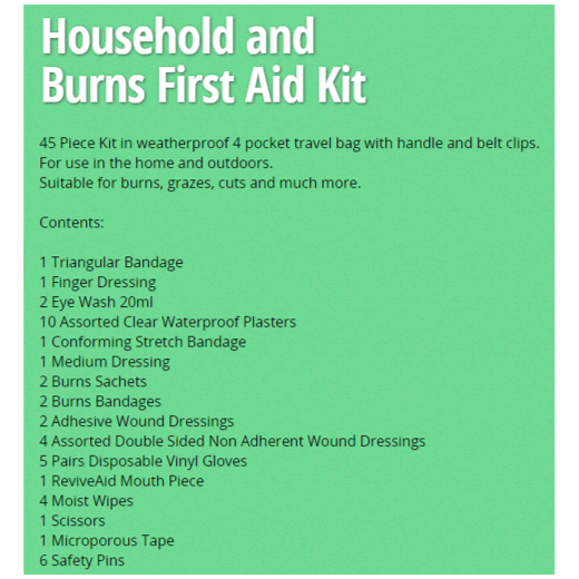 Scan GP Household and Burns First Aid Kit 2