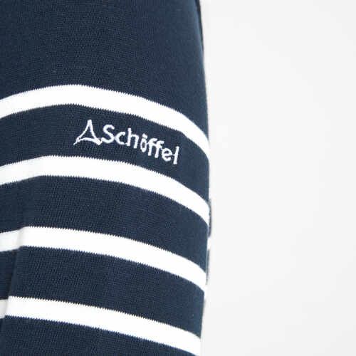 Schoffel Beauport Ladies Cotton Top Navy-White Stripe 4