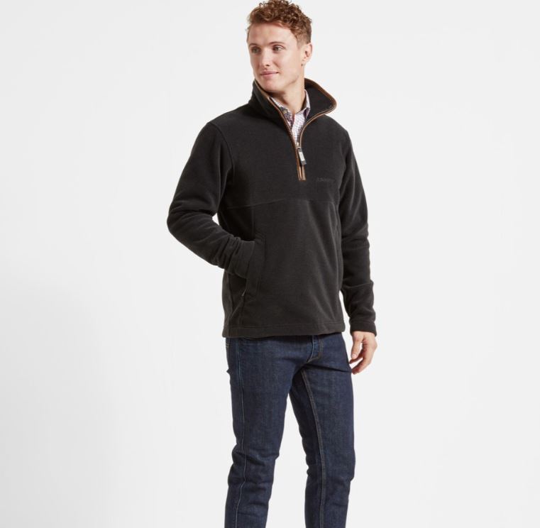 Schoffel Berkeley Qtr Zip Fleece Gunmetal 1
