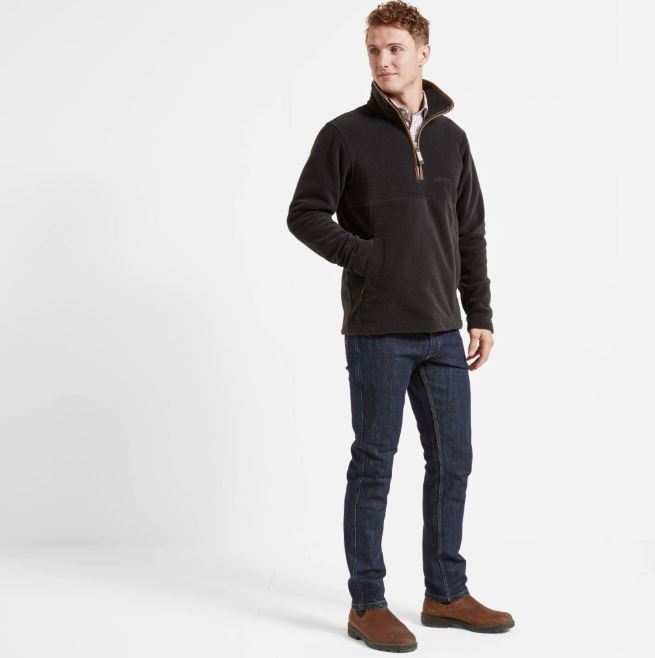 Schoffel Berkeley Qtr Zip Fleece Gunmetal 2