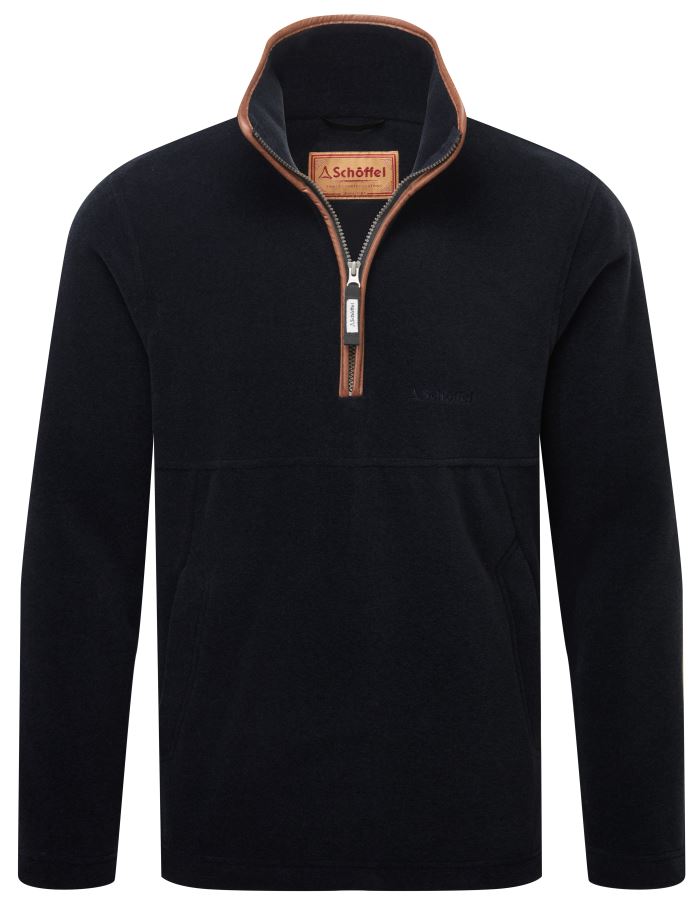 Schoffel Berkeley Qtr Zip Fleece Gunmetal 5