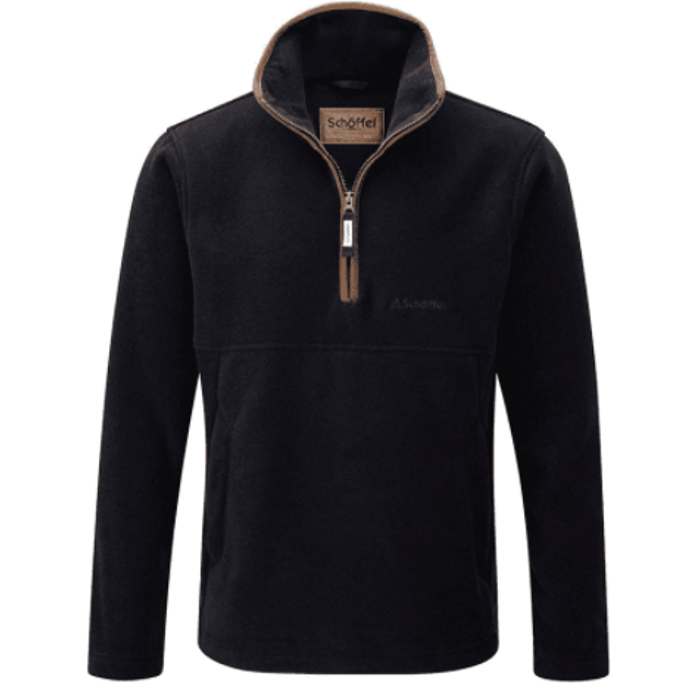 Schoffel Berkeley Qtr Zip Fleece Navy 1