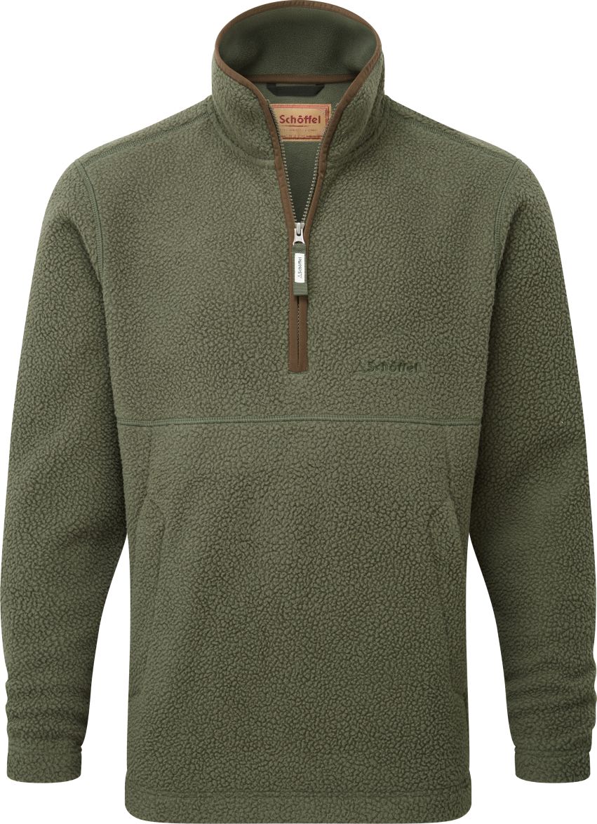 Schoffel Berkeley Retro Qtr Zip Fleece Woodland 1