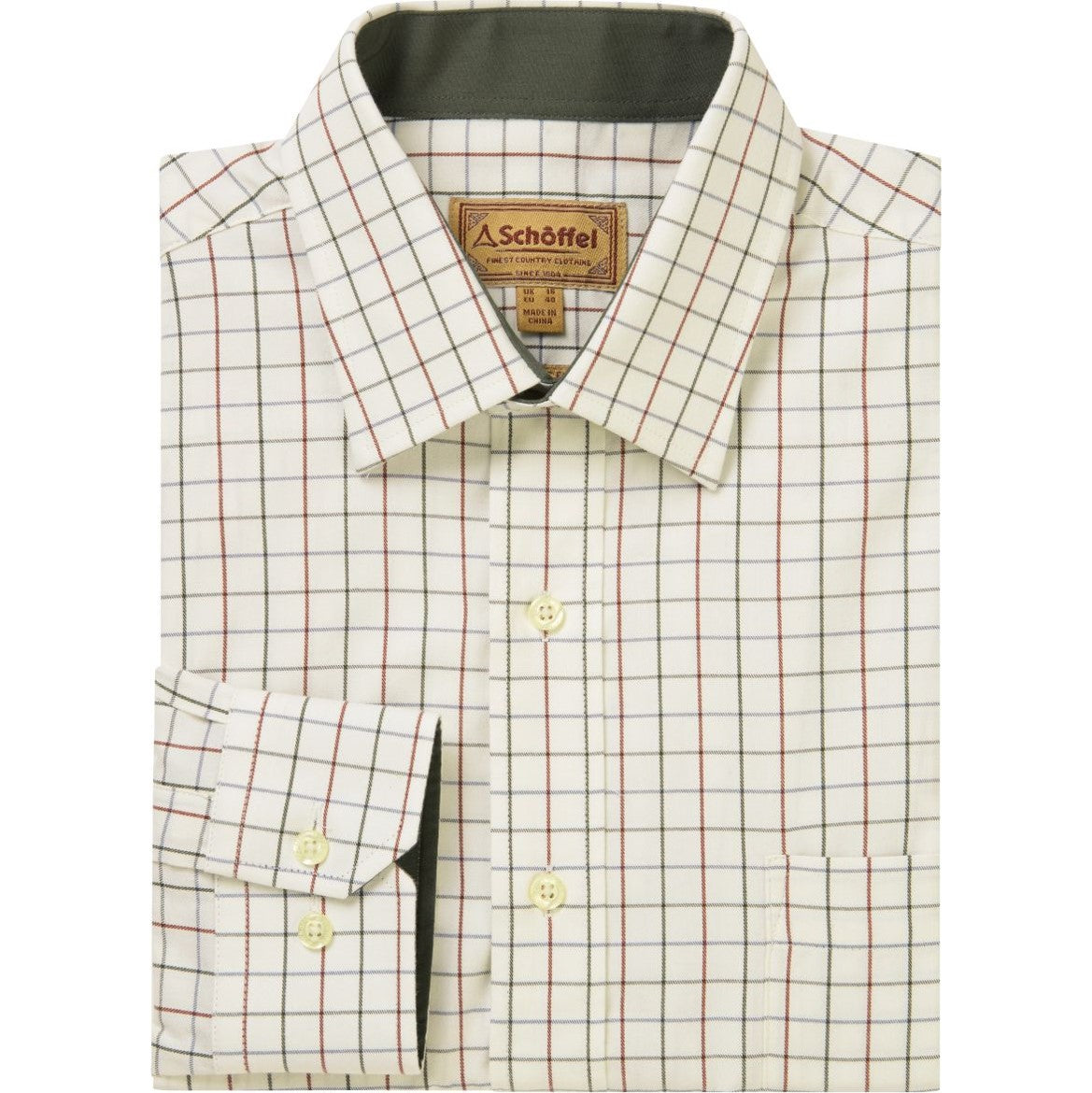 Schoffel Burnham Tattersall Classic Shirt Woodland Check 2