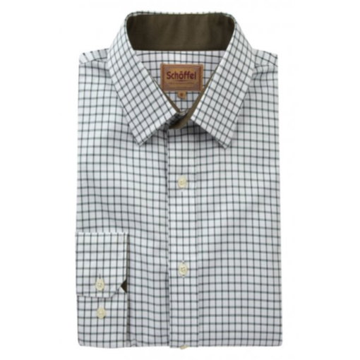 Schoffel Cambridge Dark Olive Check ShirtSchoffel Cambridge Dark Olive Check ShirtSchoffel Cambridge Dark Olive Check Shirt 1